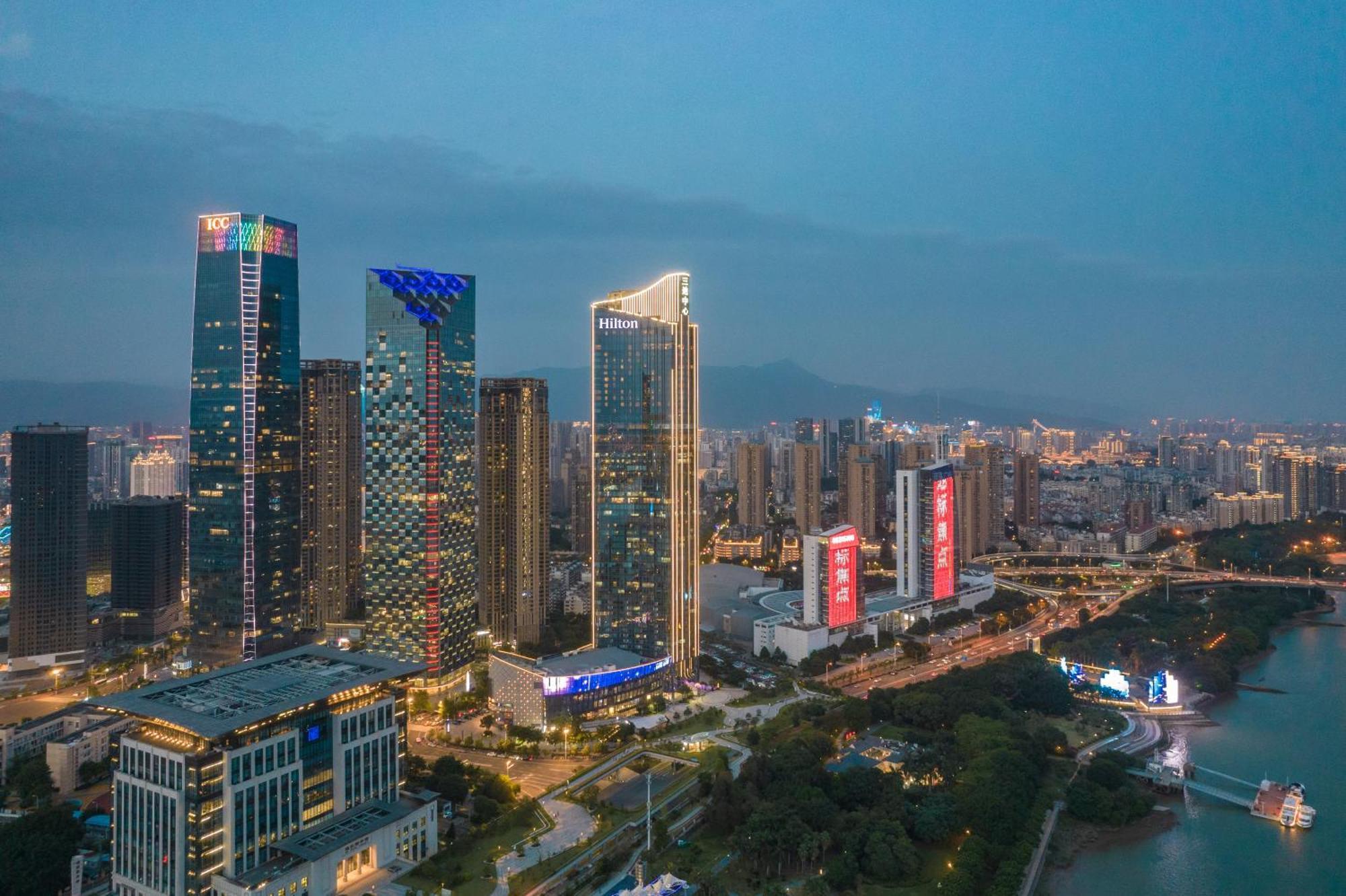 Hotel Hilton Fuzhou Fuzhou  Esterno foto